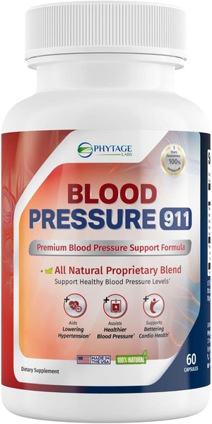 Bottle of Blood Pressure 911